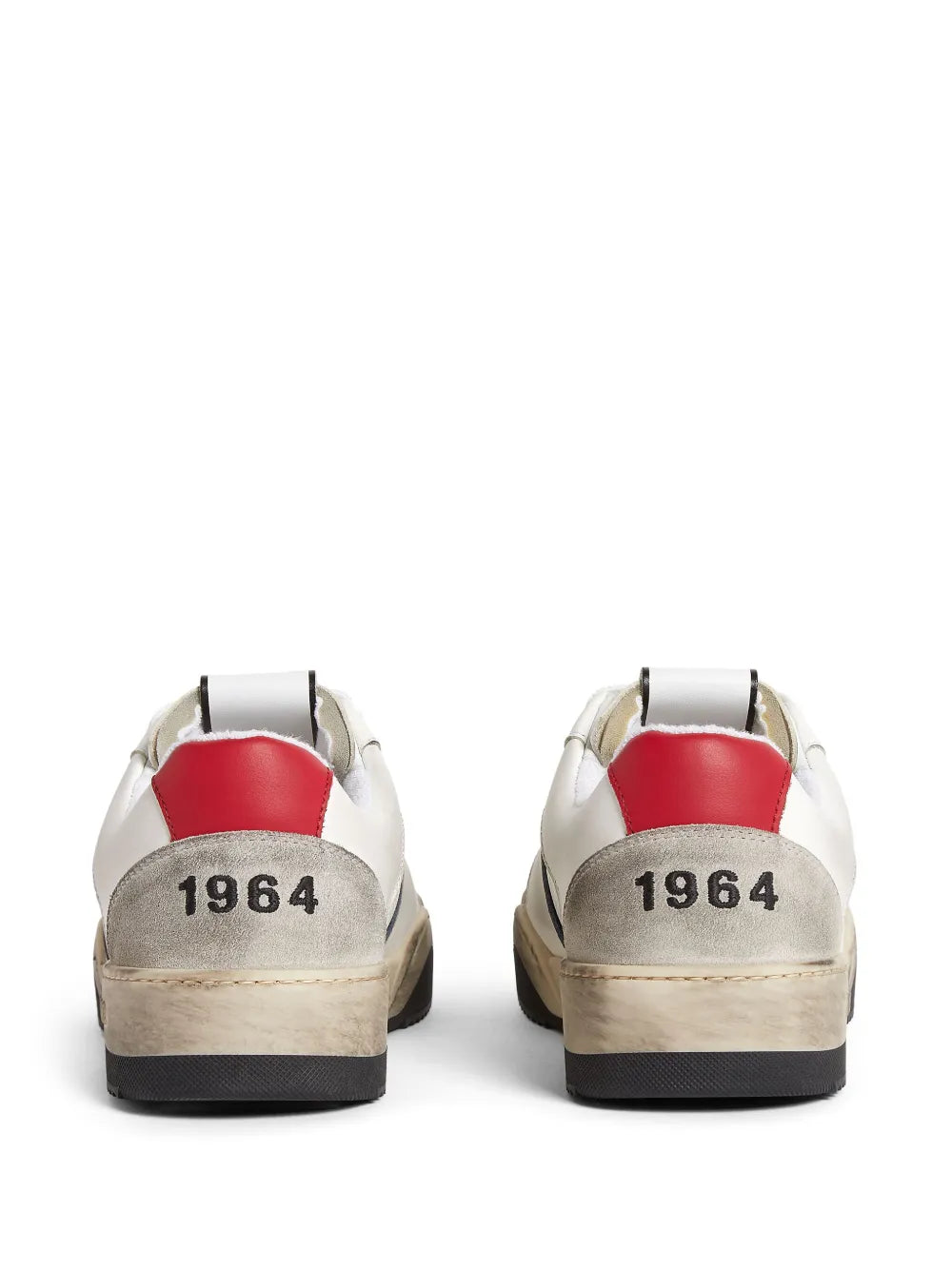 Dsquared2 Skate Distressed Lace-Up Sneakers