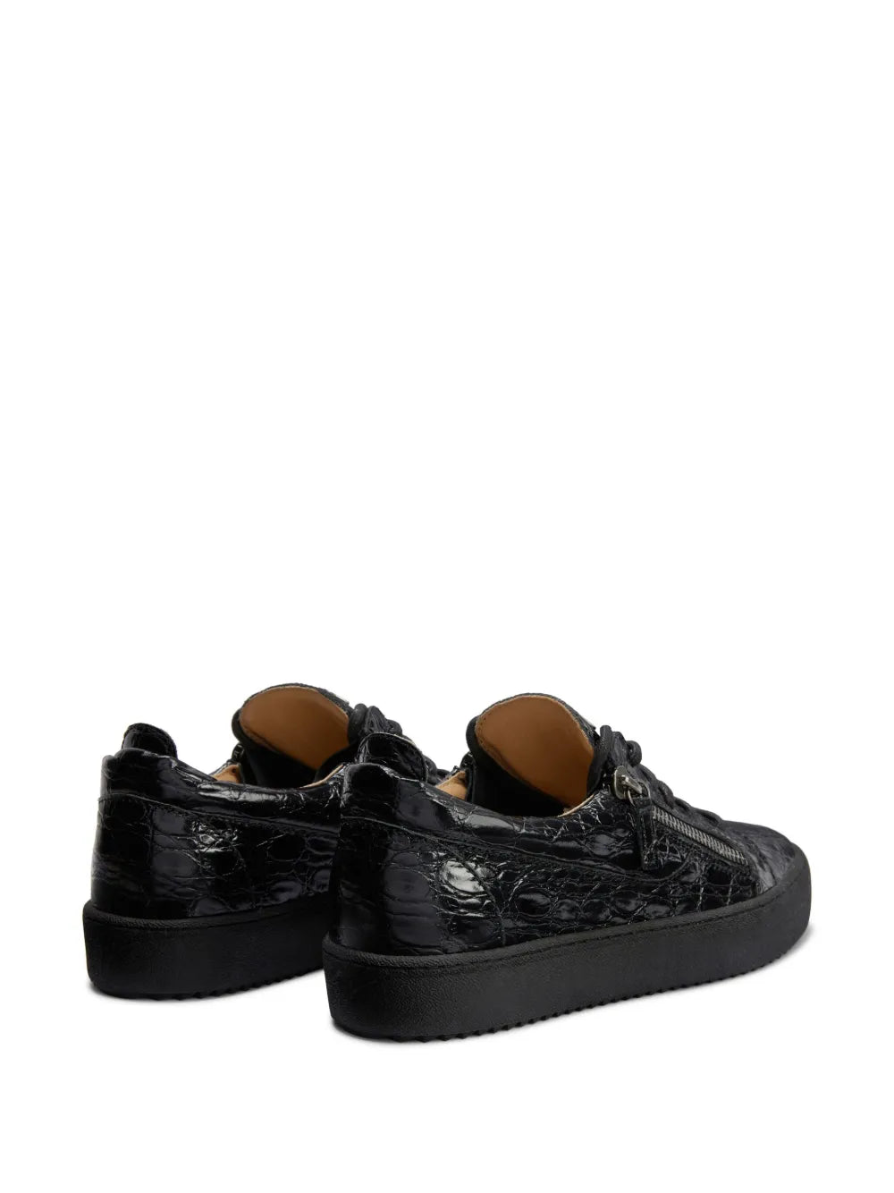 Giuseppe Zanotti Frankie Double-Zip Low-Top Sneakers