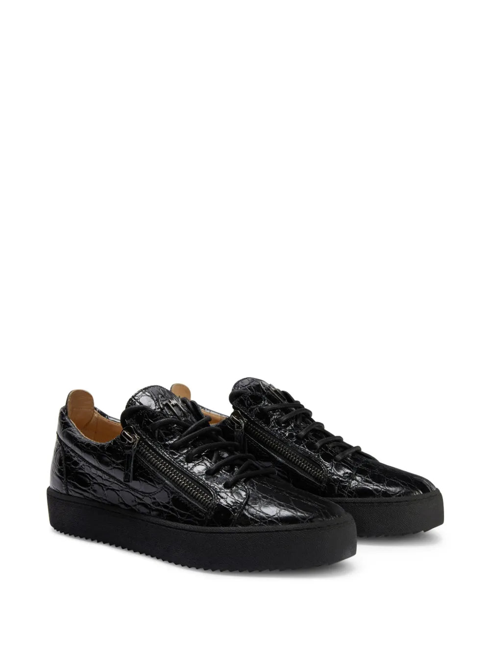 Giuseppe Zanotti Frankie Double-Zip Low-Top Sneakers