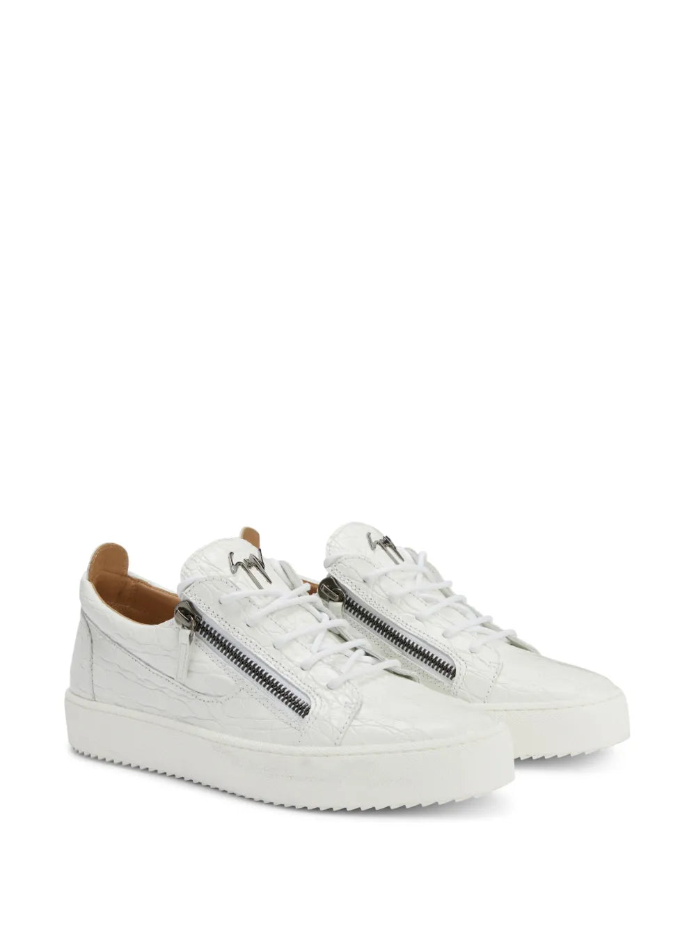 Giuseppe Zanotti Frankie Double-Zip Low-Top Sneakers