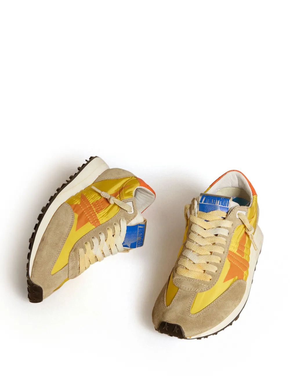 Golden Goose Marathon Panelled Sneakers