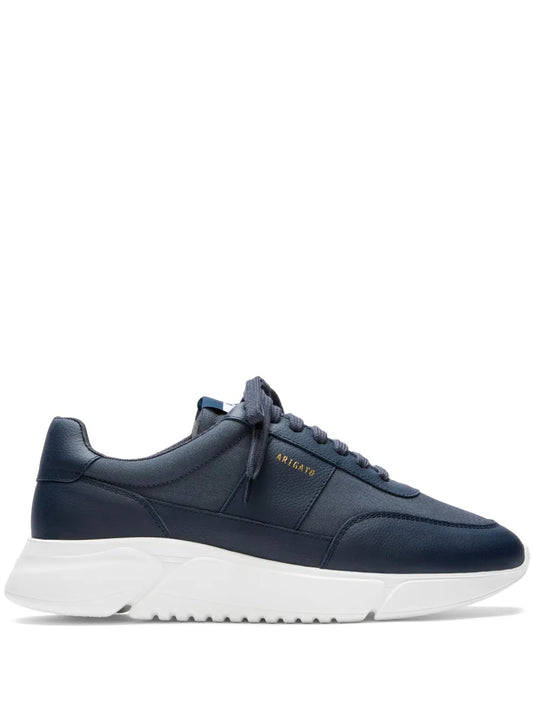 Axel Arigato Logo-Print Panelled Leather Sneakers