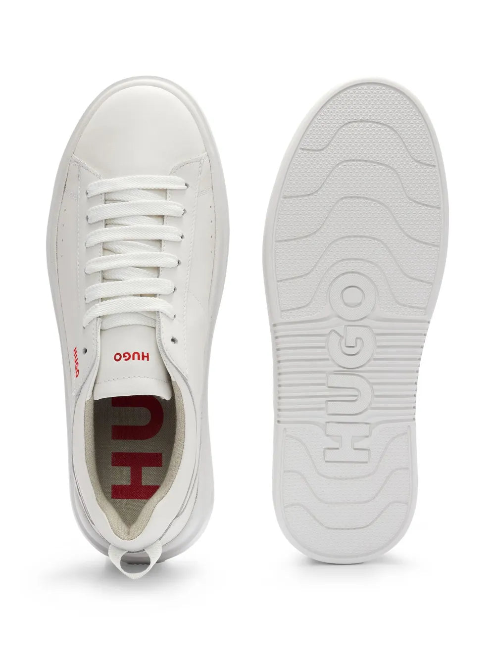 Hugo Logo-Print Panelled Sneakers