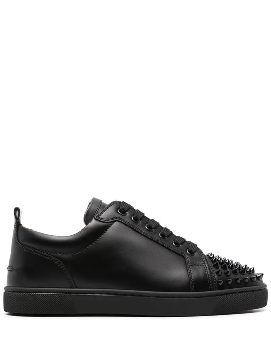 Christian Louboutin Junior Spikes Leather Sneakers