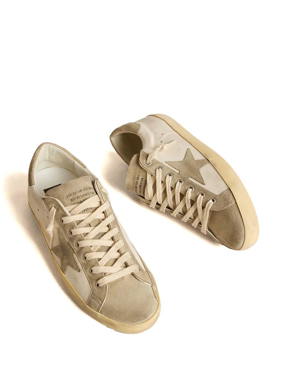 Golden Goose Super Star Panelled Lace-Up Sneakers