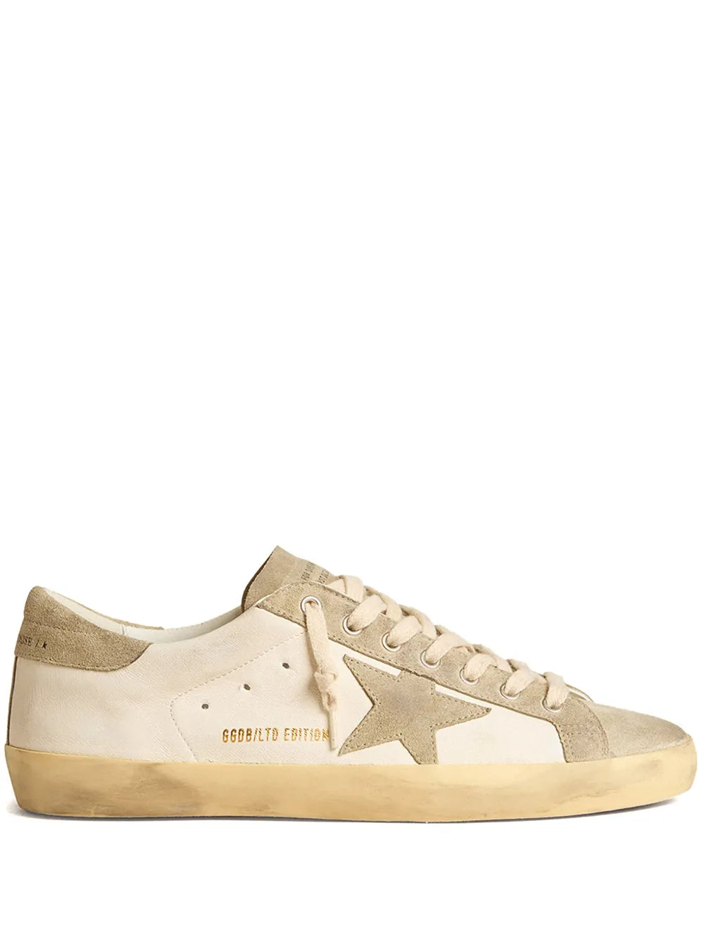 Golden Goose Super Star Panelled Lace-Up Sneakers