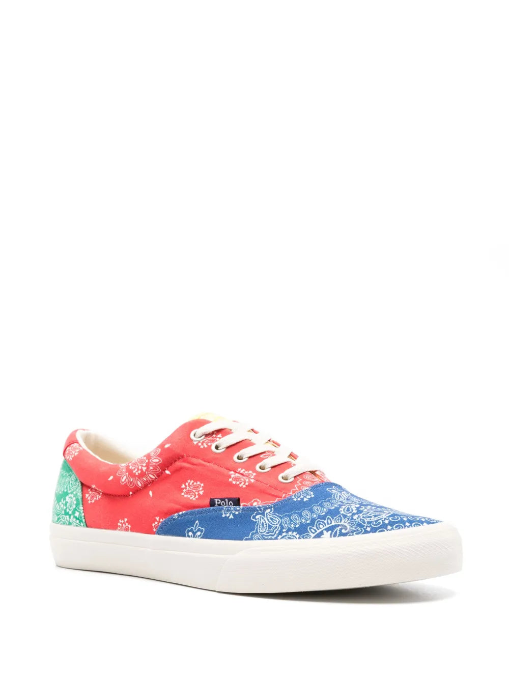 Polo Ralph Lauren Paisley-Print Colourblock Sneakers