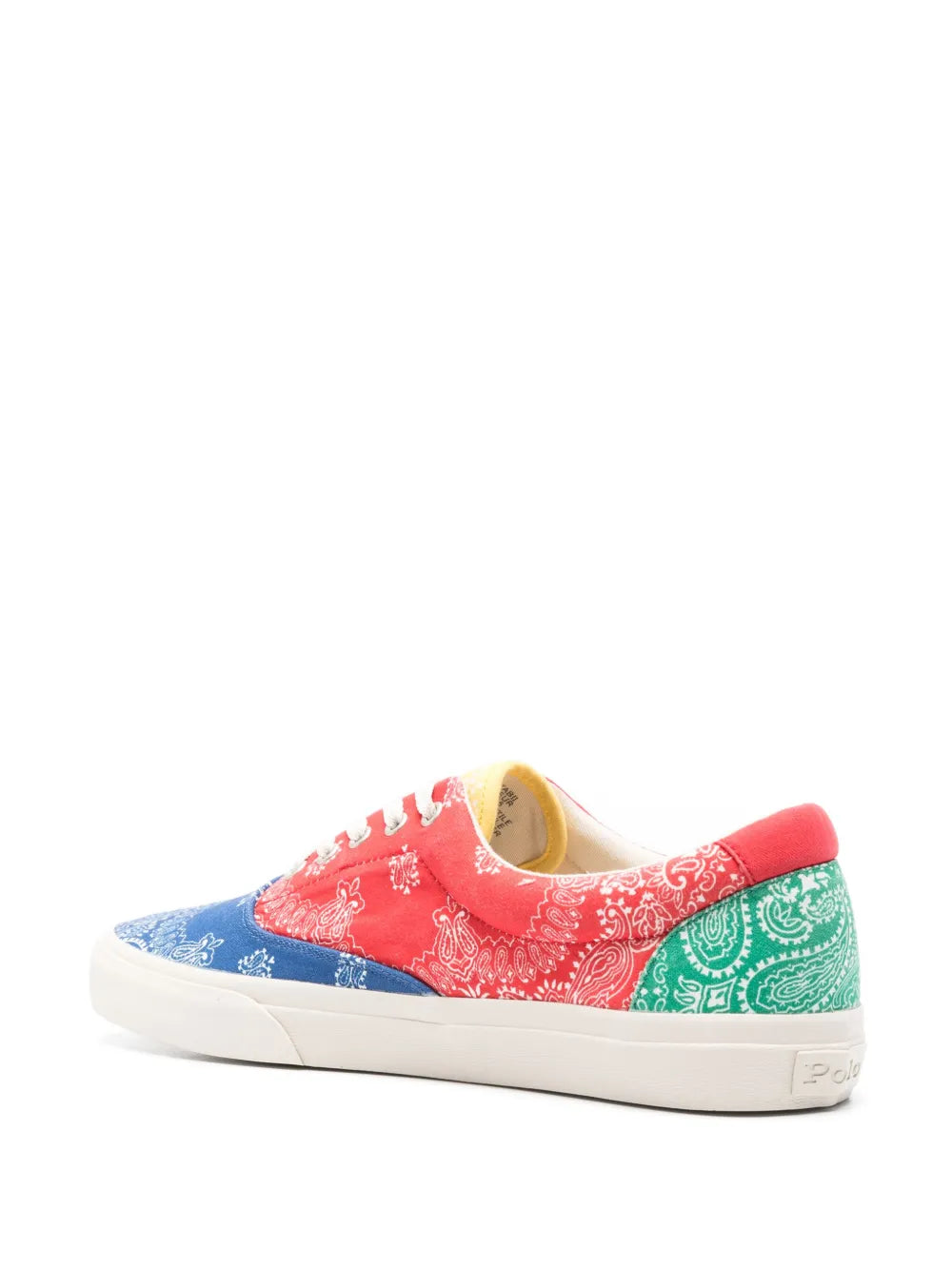 Polo Ralph Lauren Paisley-Print Colourblock Sneakers