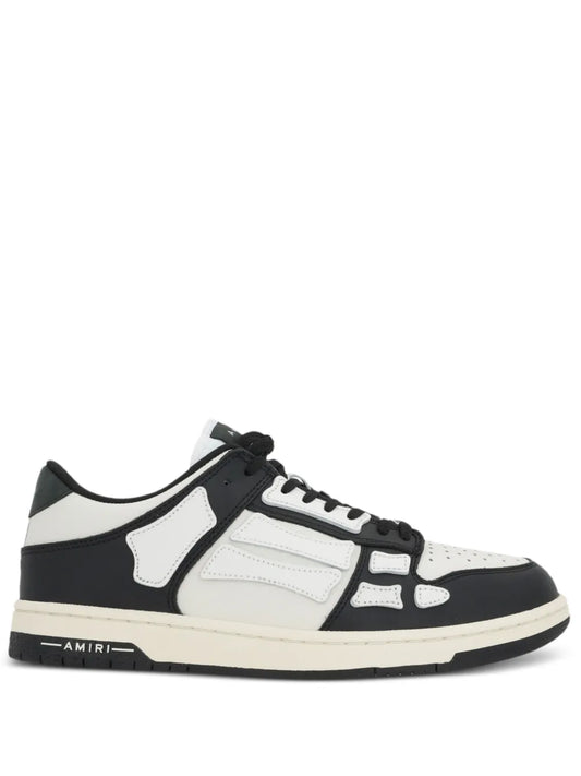 Amiri Skel Panelled Leather Sneakers