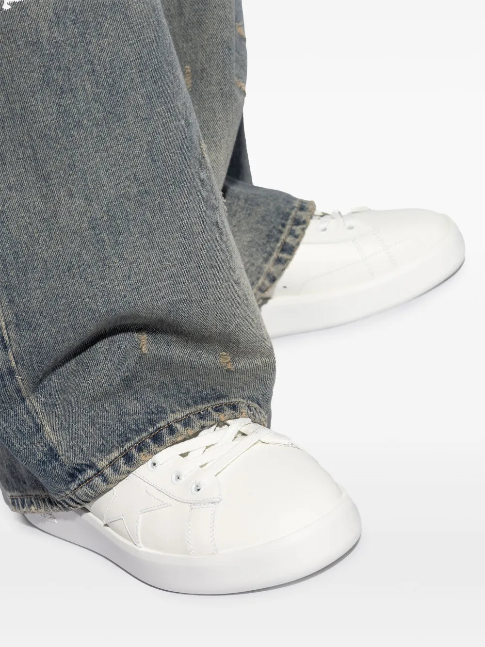 Golden Goose Pure Leather Trainers