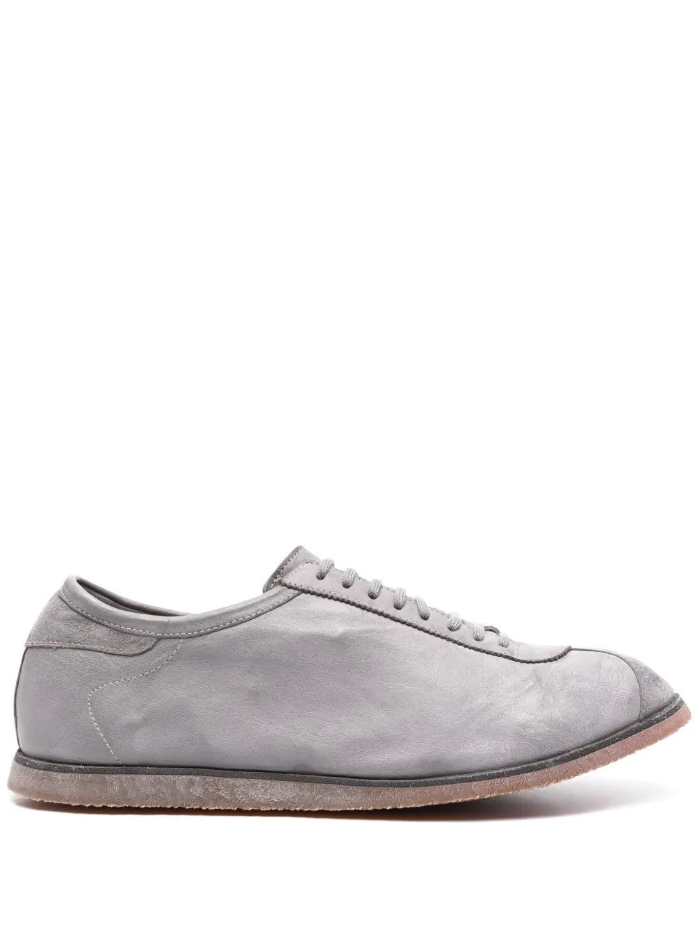 Guidi Lace-Up Leather Sneakers