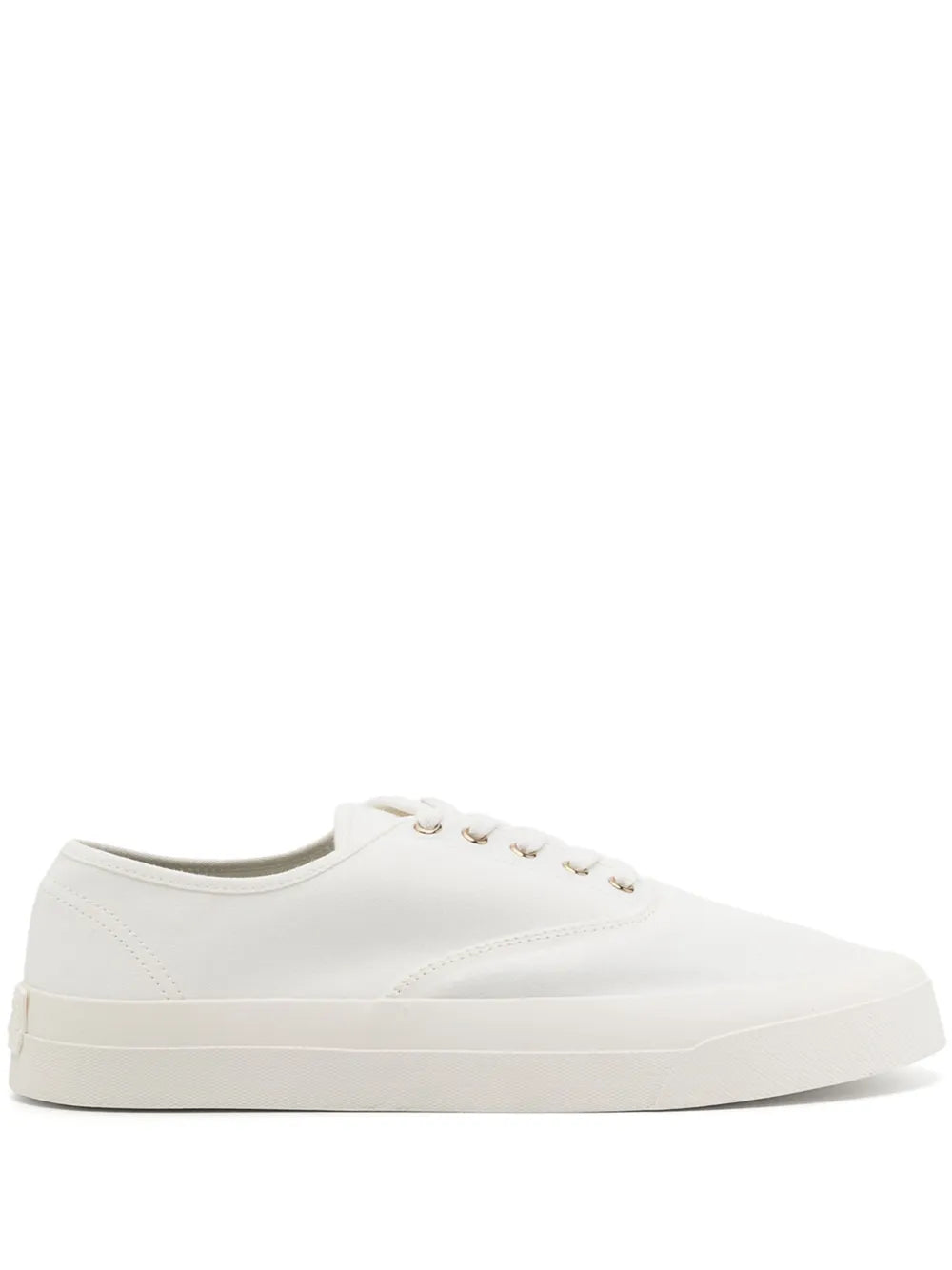 Maison Kitsun Lace-Up Canvas Sneakers