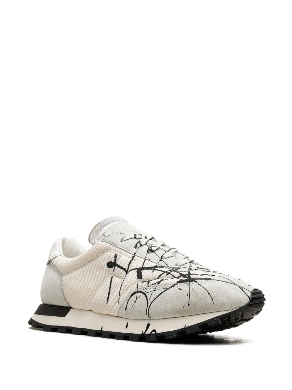 Maison Margiela Panelled Retro Runner Splatter Sneakers