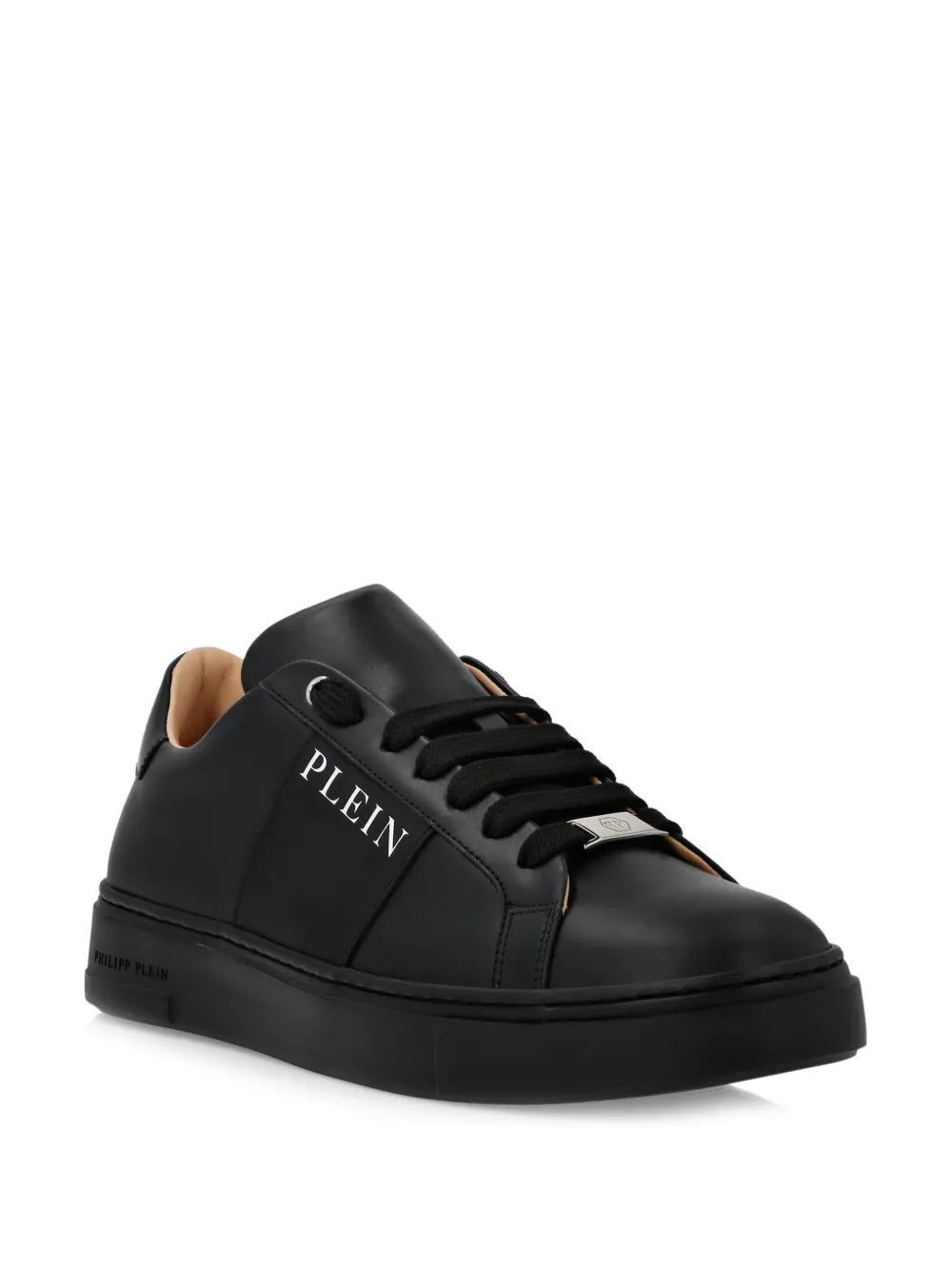Philipp Plein Logo-Print Nappa Leather Sneakers