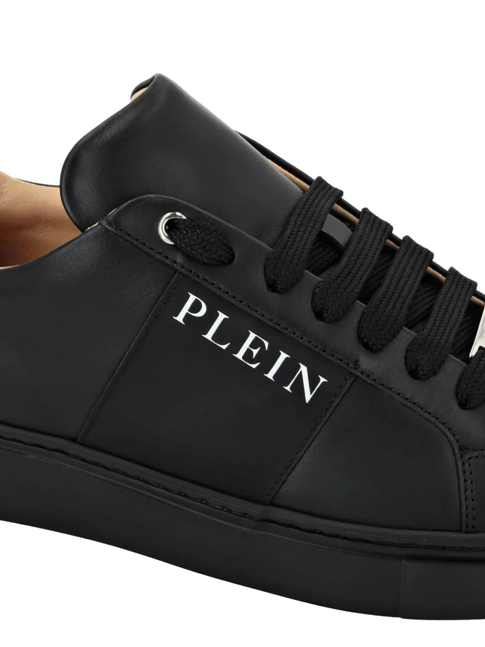 Philipp Plein Logo-Print Nappa Leather Sneakers