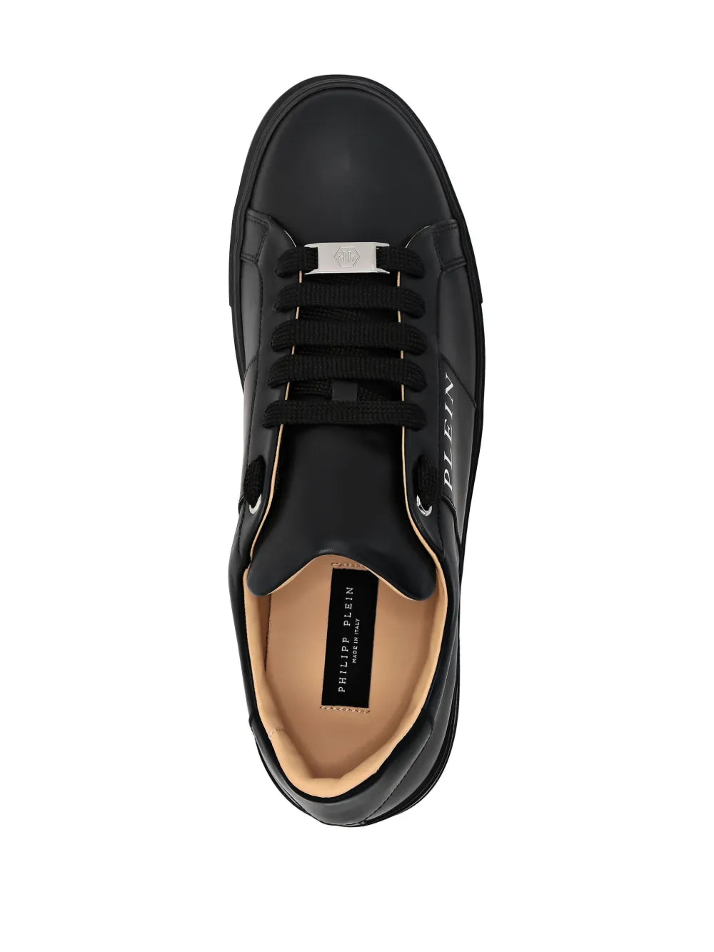 Philipp Plein Logo-Print Nappa Leather Sneakers