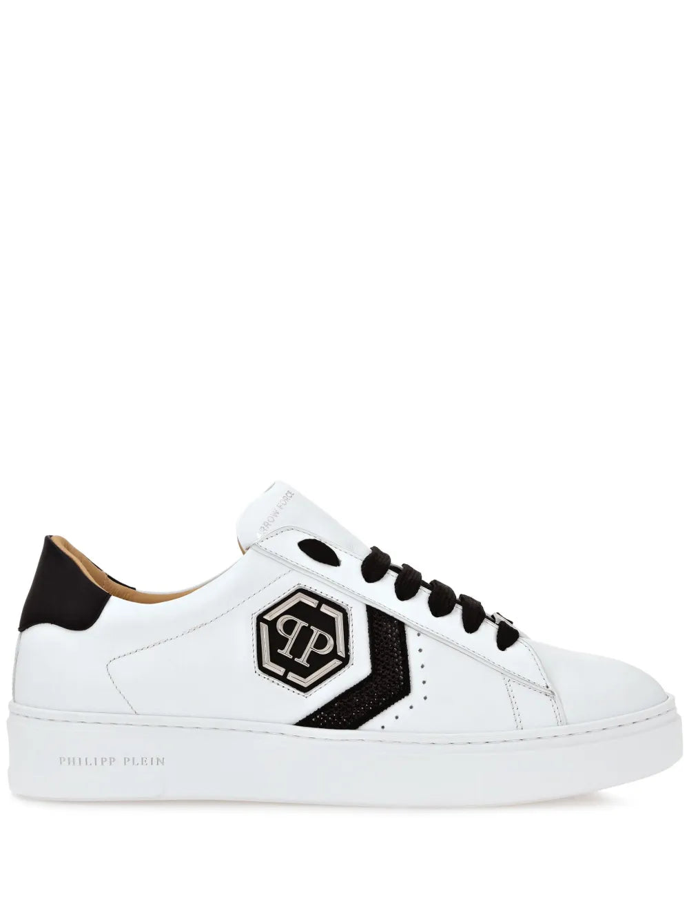 Philipp Plein Arrow Force Strass Hexagon Low-Top Sneakers