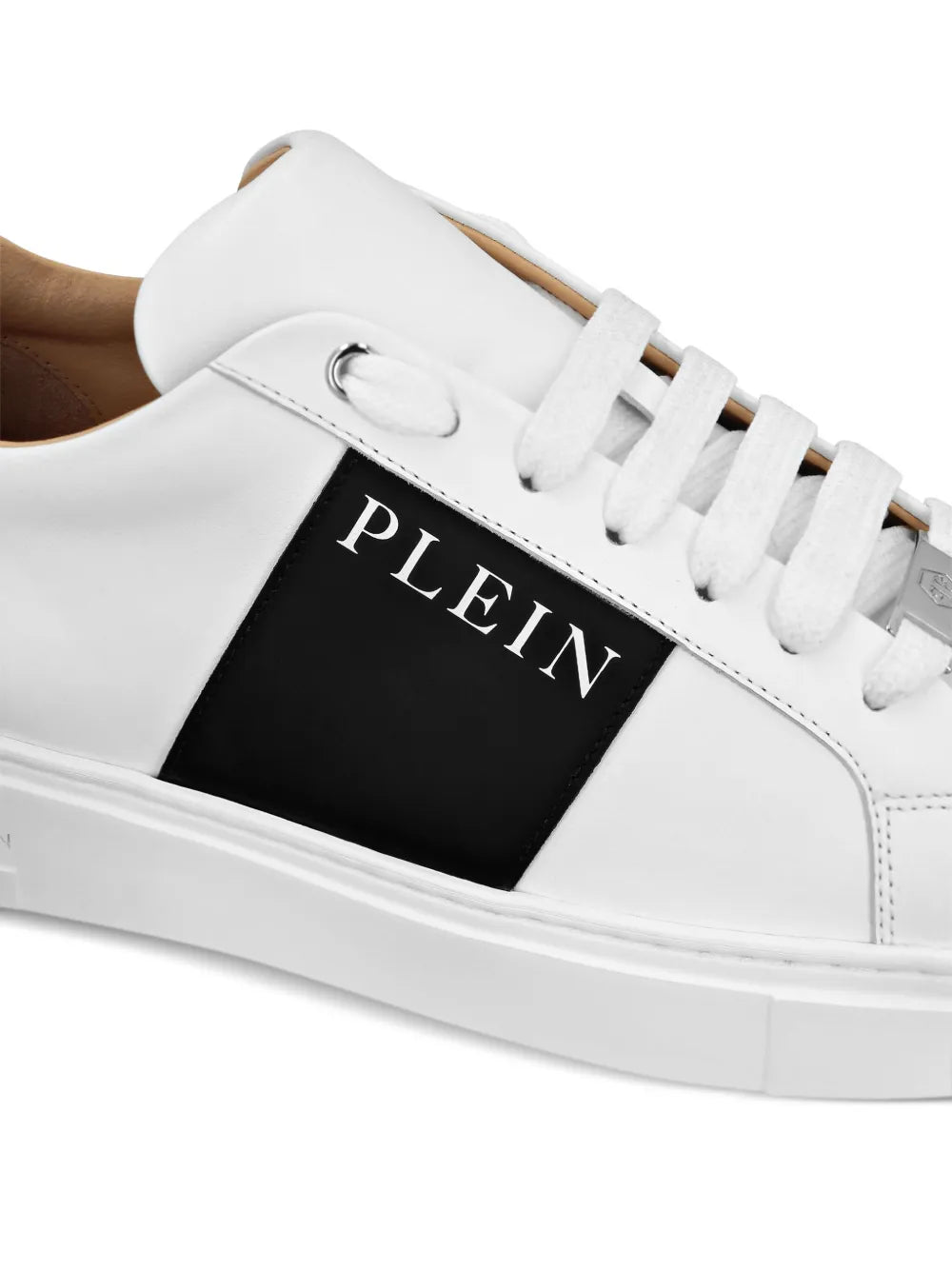 Philipp Plein Lo-Top Leather Sneakers