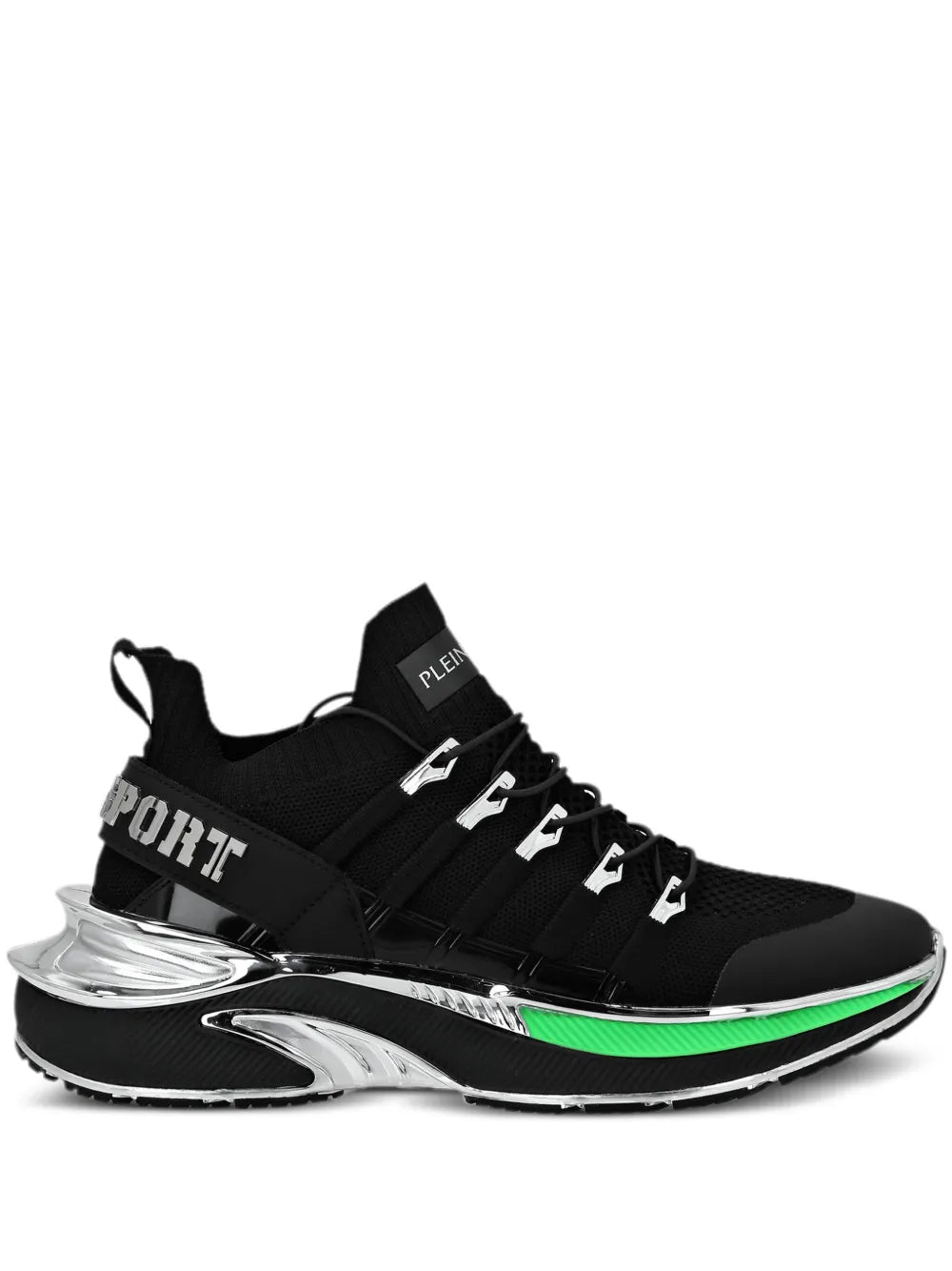 Plein Sport Chrome Surfer Sneakers