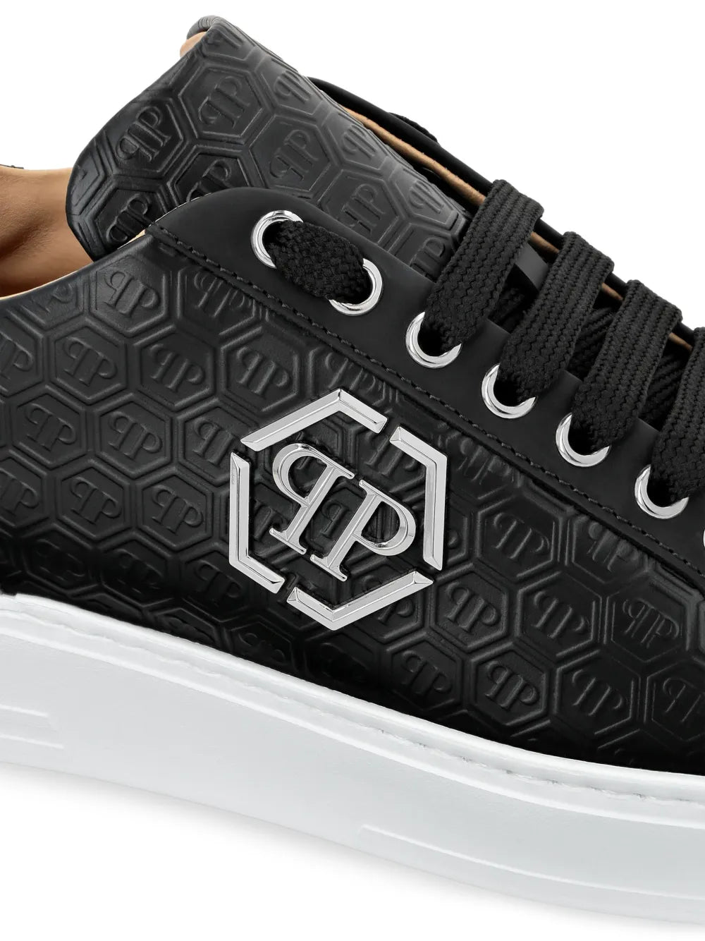Philipp Plein Monogram Lo-Top Sneakers