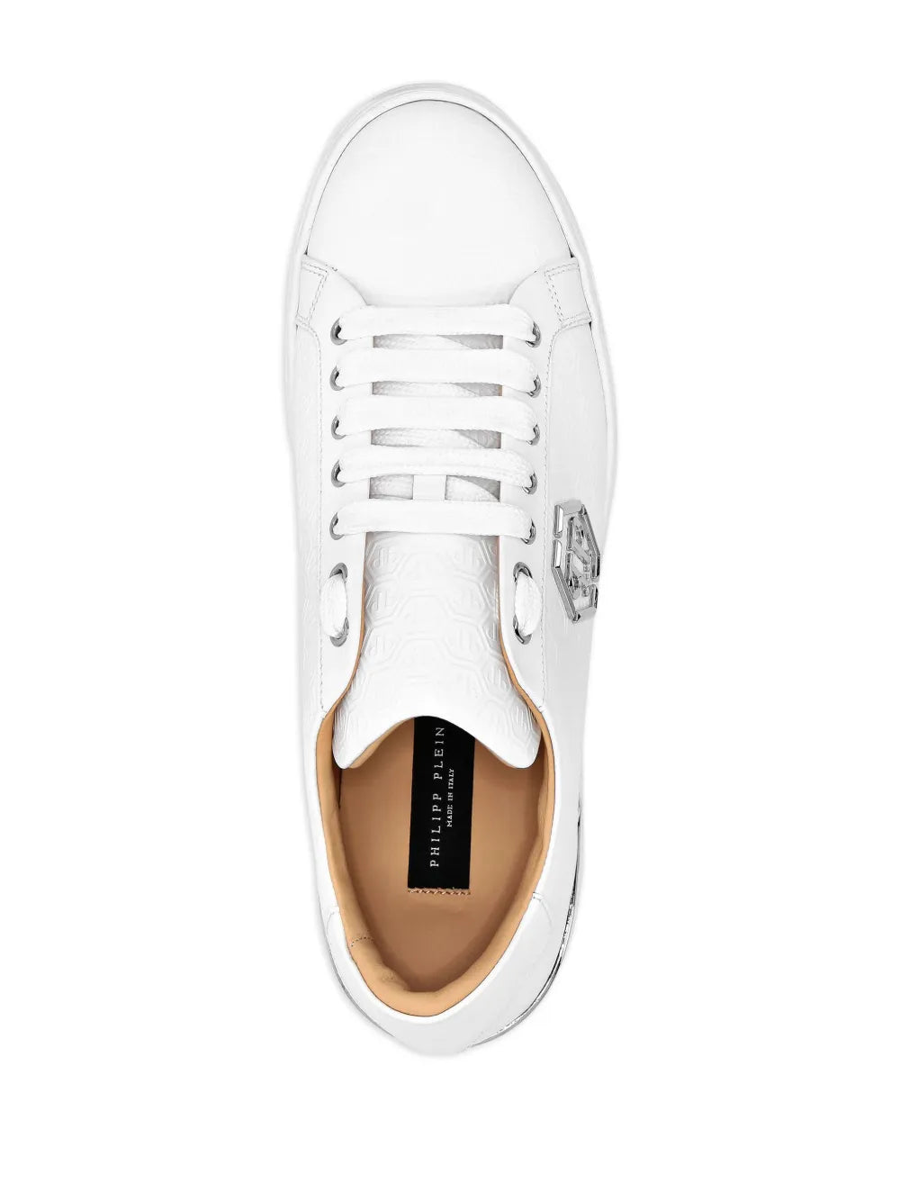 Philipp Plein Lo-Top Leather Sneakers