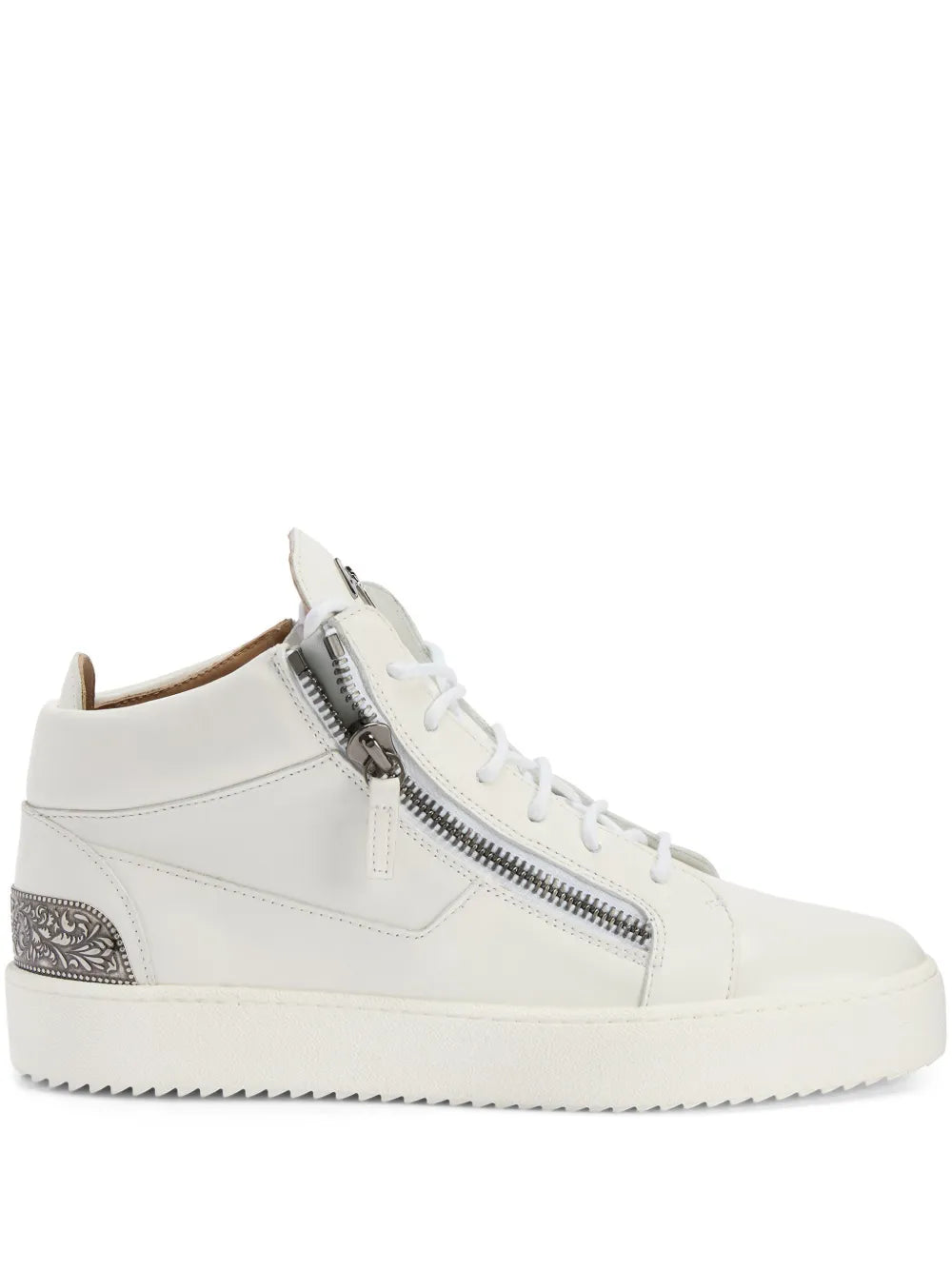Giuseppe Zanotti Kriss Leather Mid-Top Sneakers