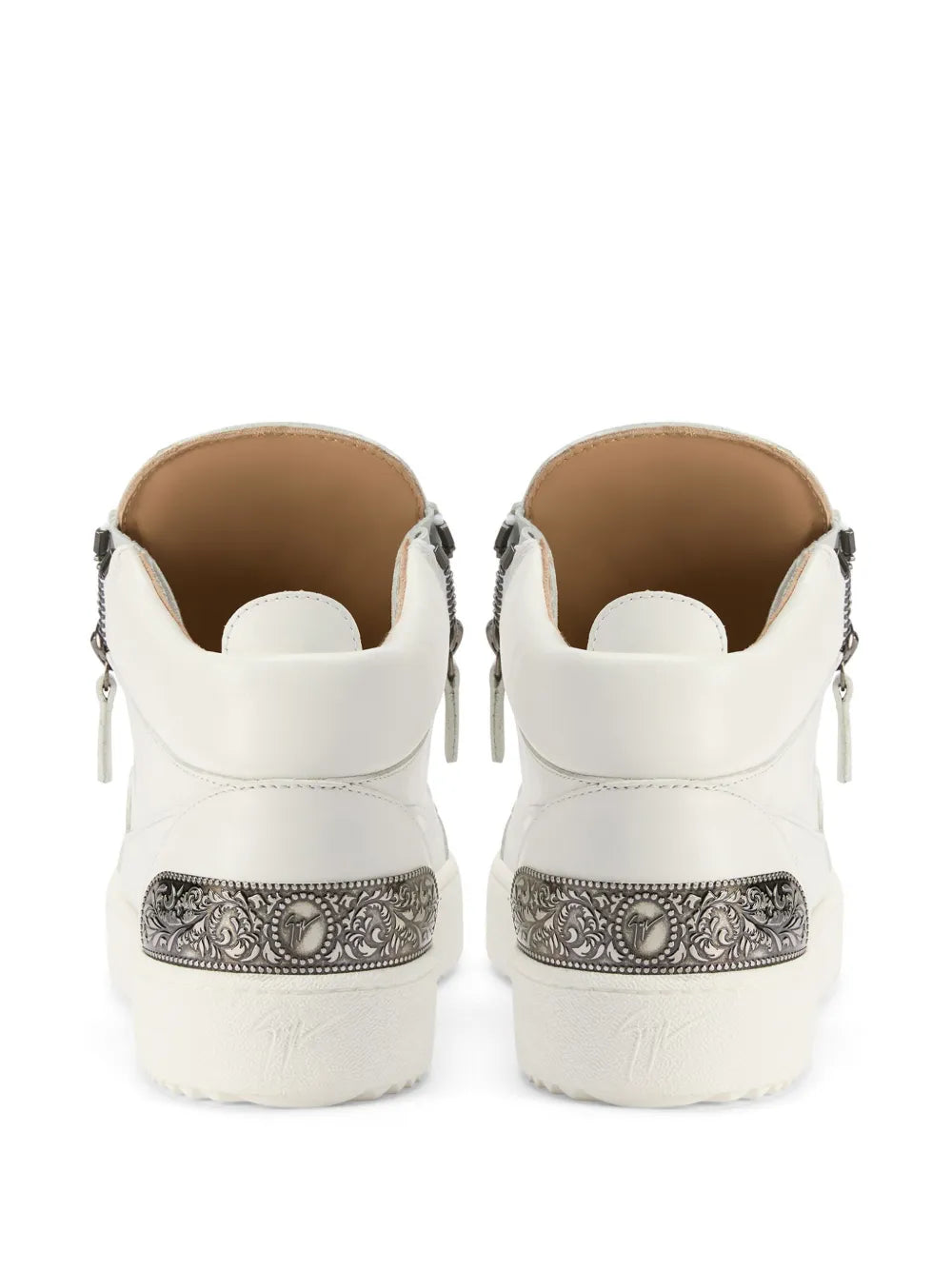 Giuseppe Zanotti Kriss Leather Mid-Top Sneakers