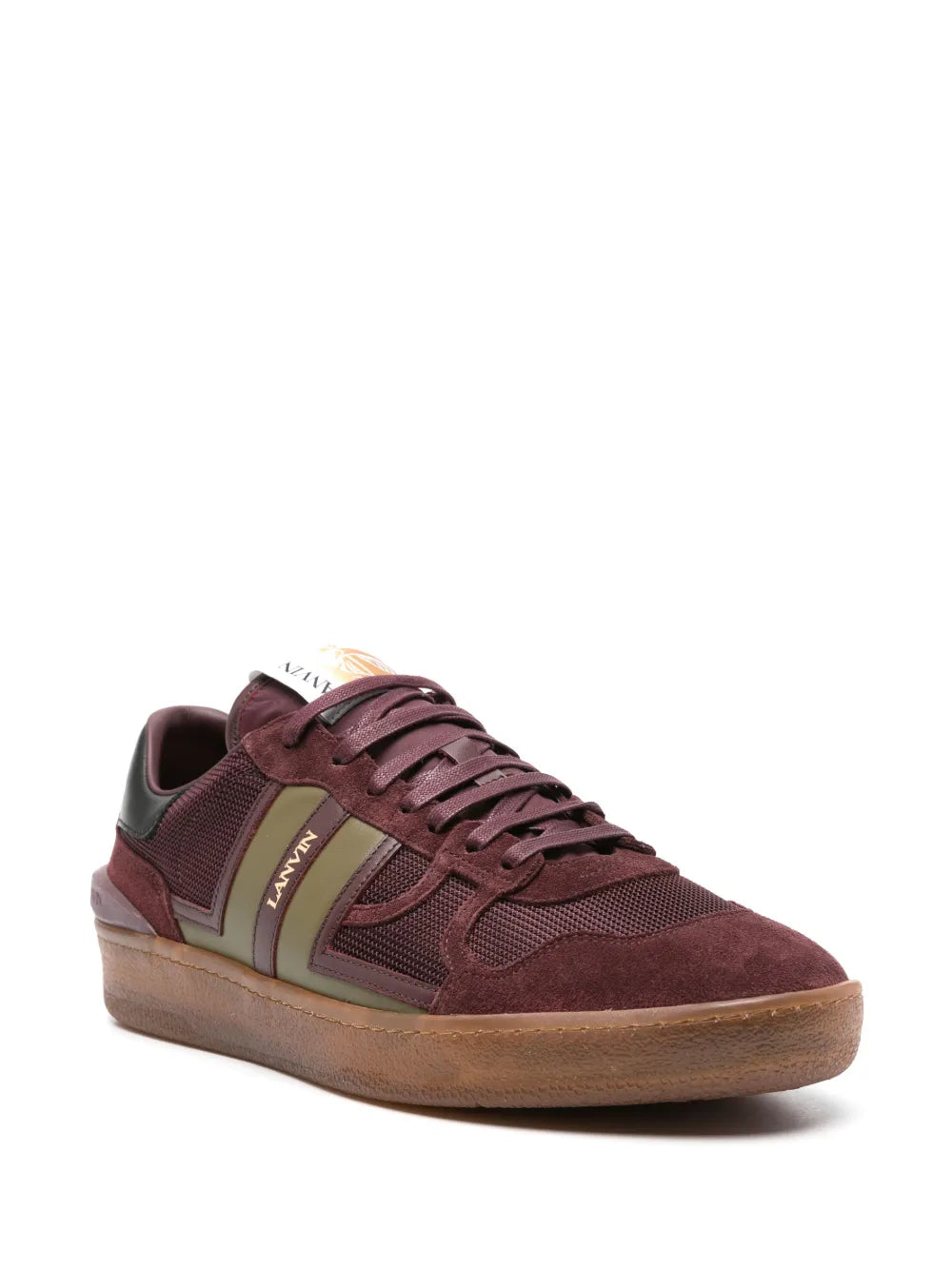 Lanvin Clay Panelled Sneakers