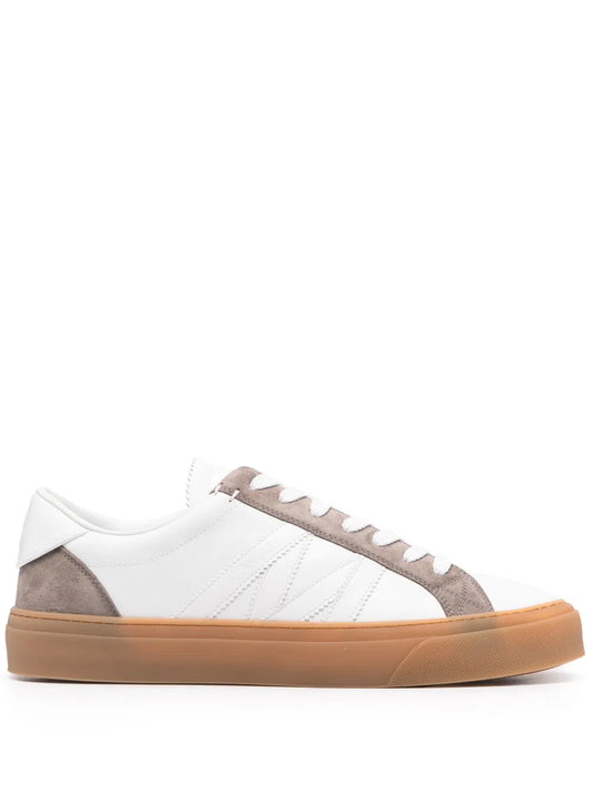 Moncler Monaco 2 Leather Sneakers
