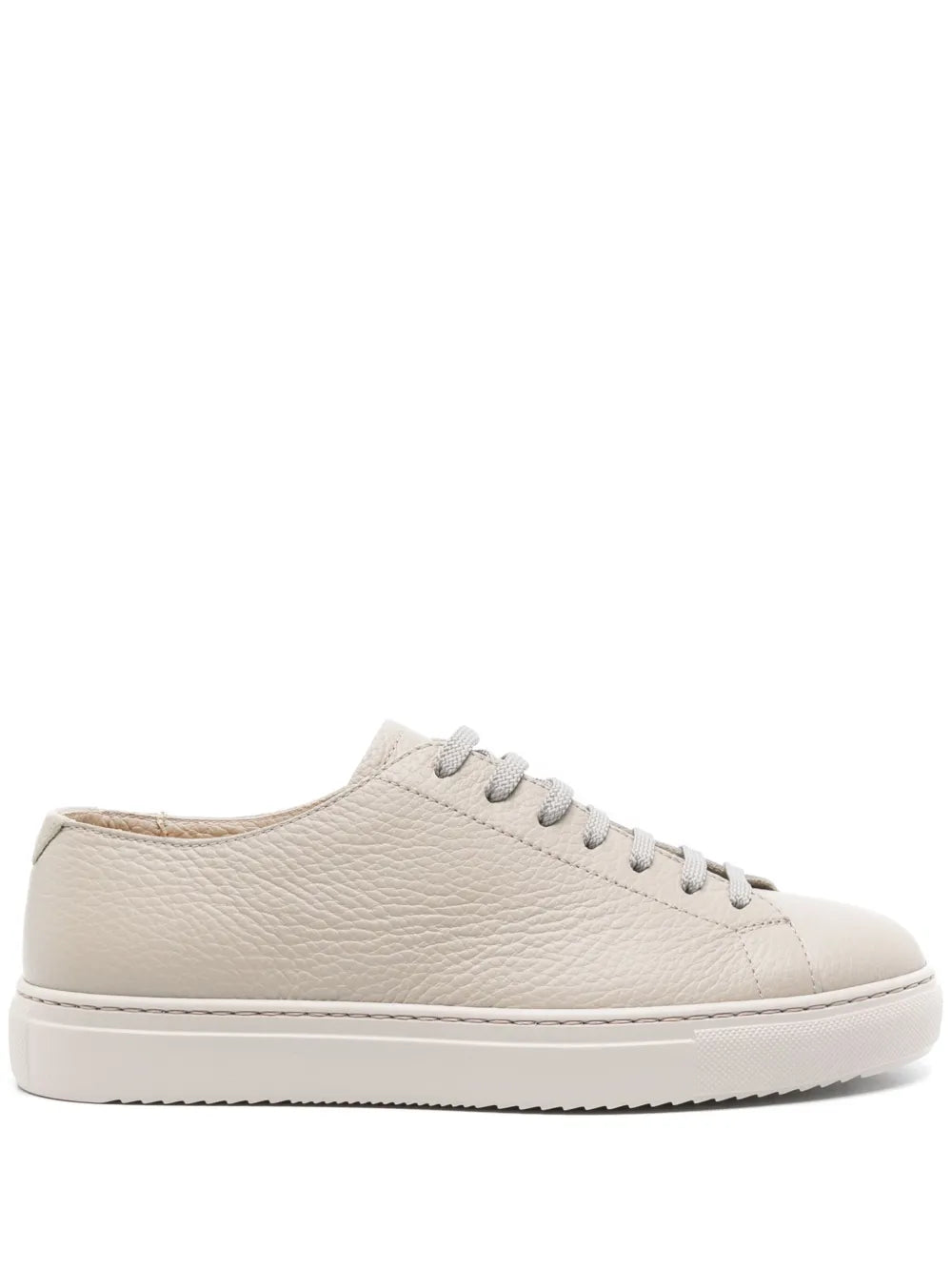 Doucal'S Lace-Up Leather Sneakers