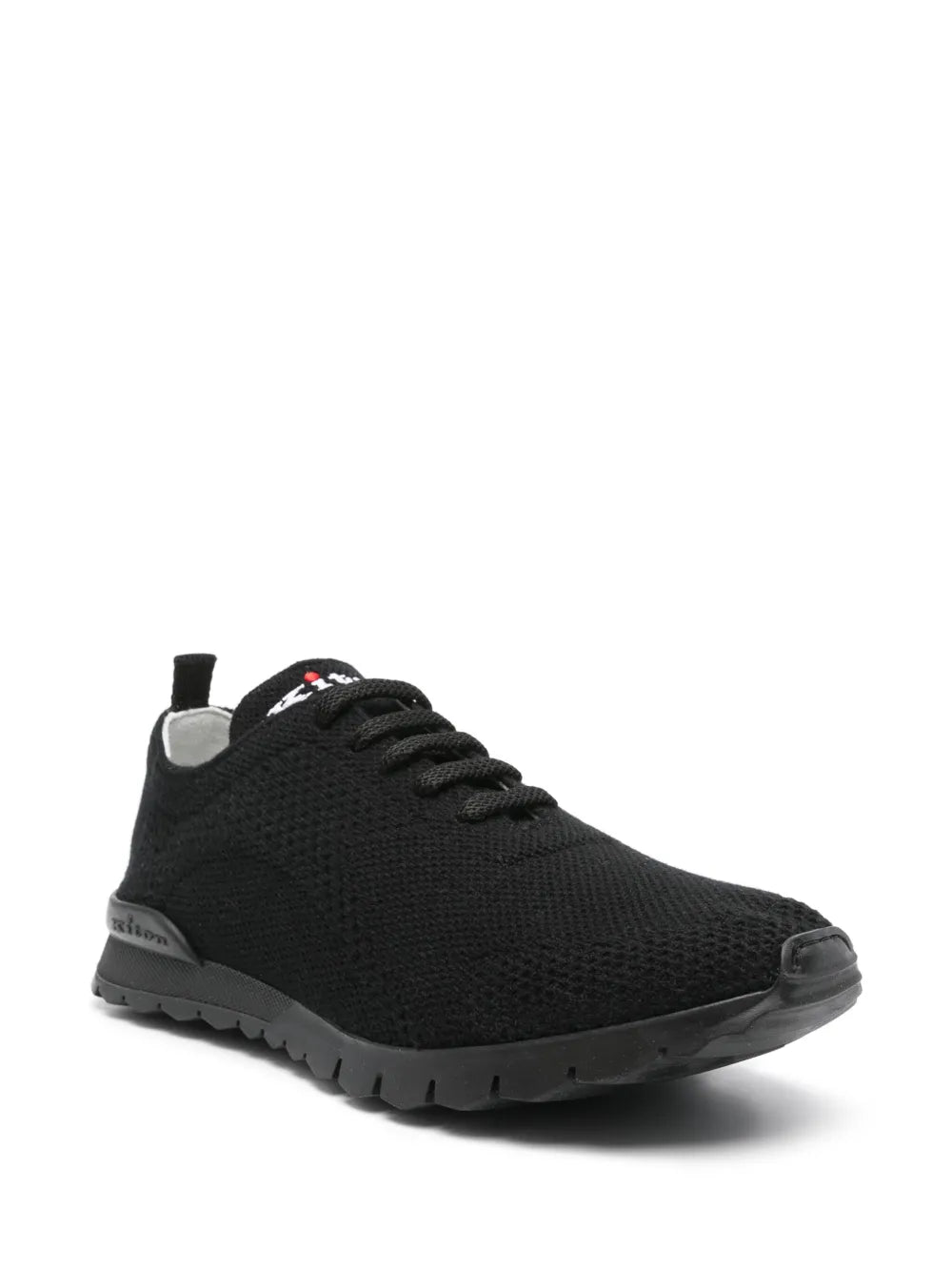 Kiton Knitted Lace-Up Sneakers