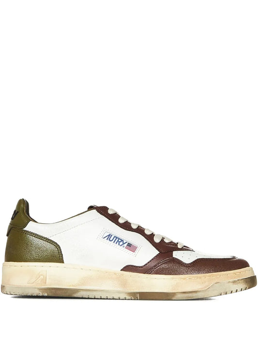 Autry Sup Vint Low Leather Sneakers