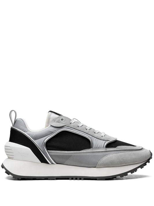 Balmain Meshed Silver Sneakers