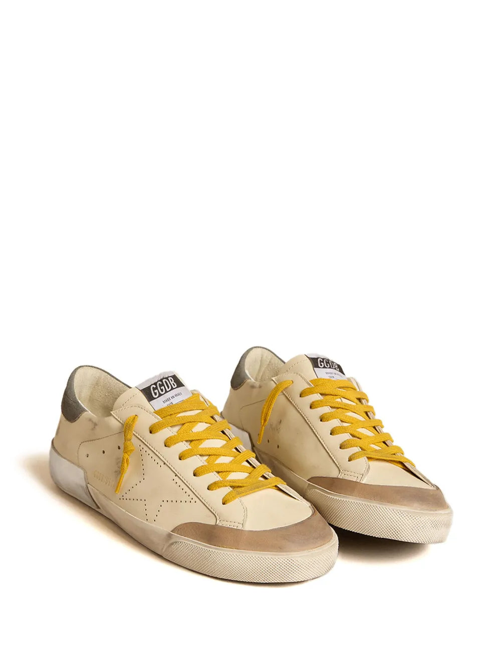 Golden Goose Super-Star Penstar Perforated Star Leather Sneakers