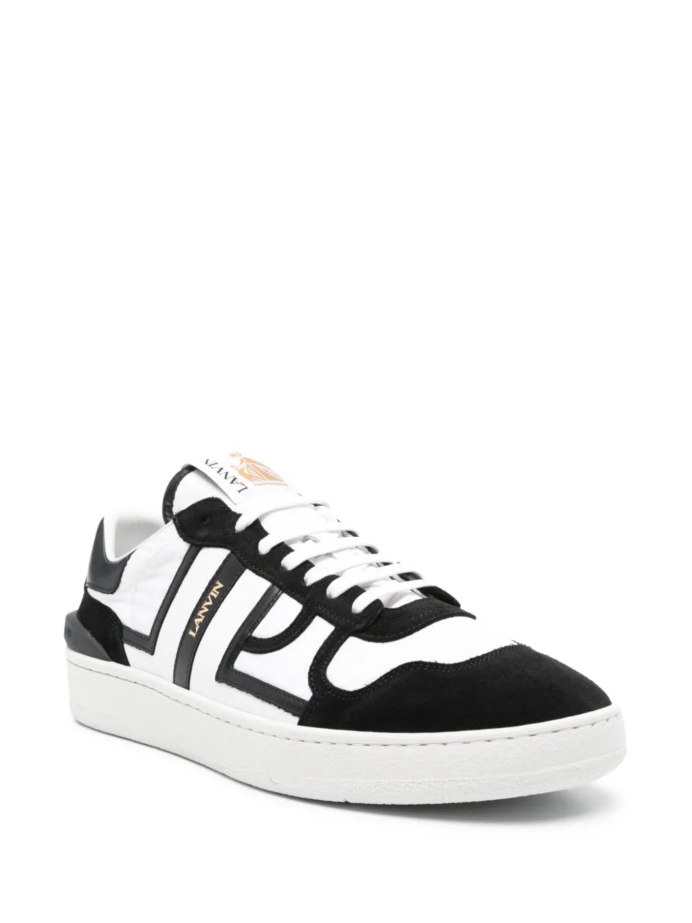 Lanvin Panelled Lace-Up Sneakers