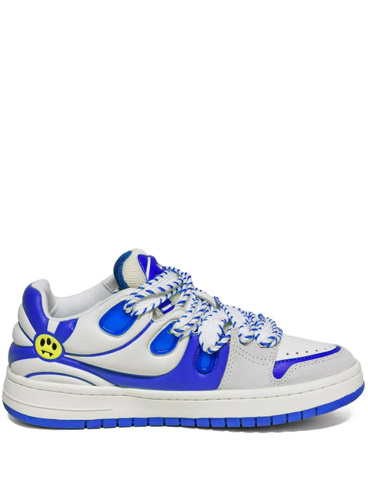 Barrow Ollie Panelled Leather Sneakers