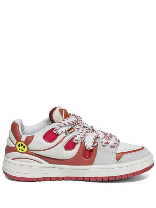 Barrow Ollie Panelled Leather Sneakers