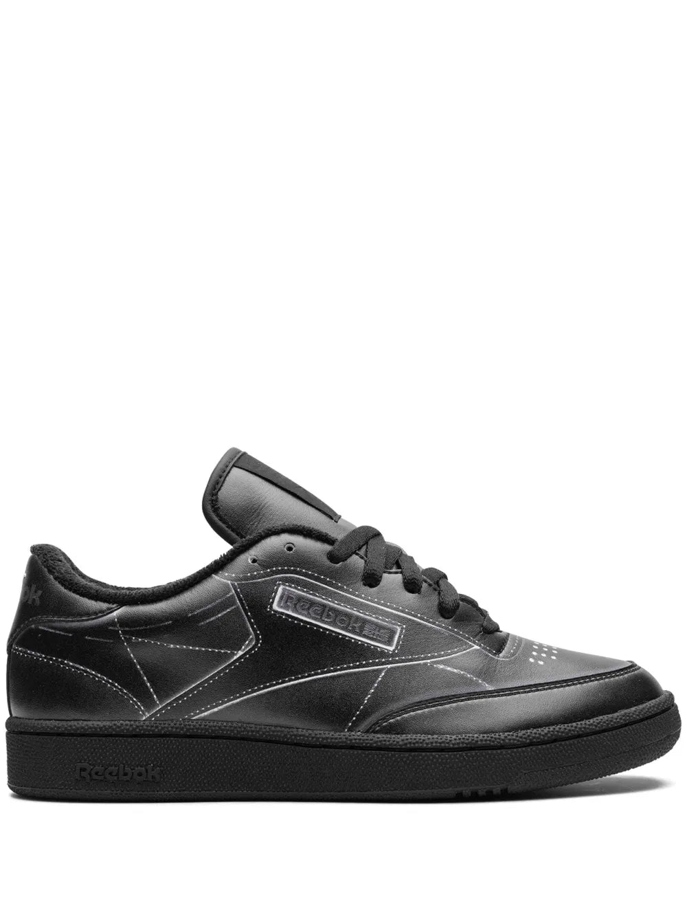 Reebok X Maison Margiela  Club C Black Sneakers