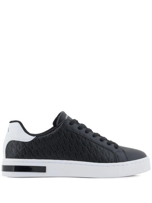 Armani Exchange Monogram-Debossed Sneakers