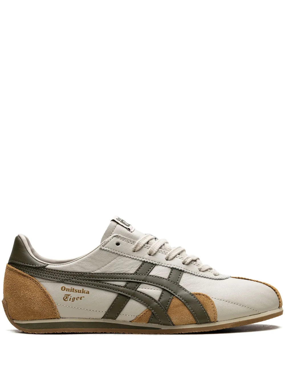 Onitsuka Tiger Runspark Beige Olive Green Mustard Yellow Sneakers