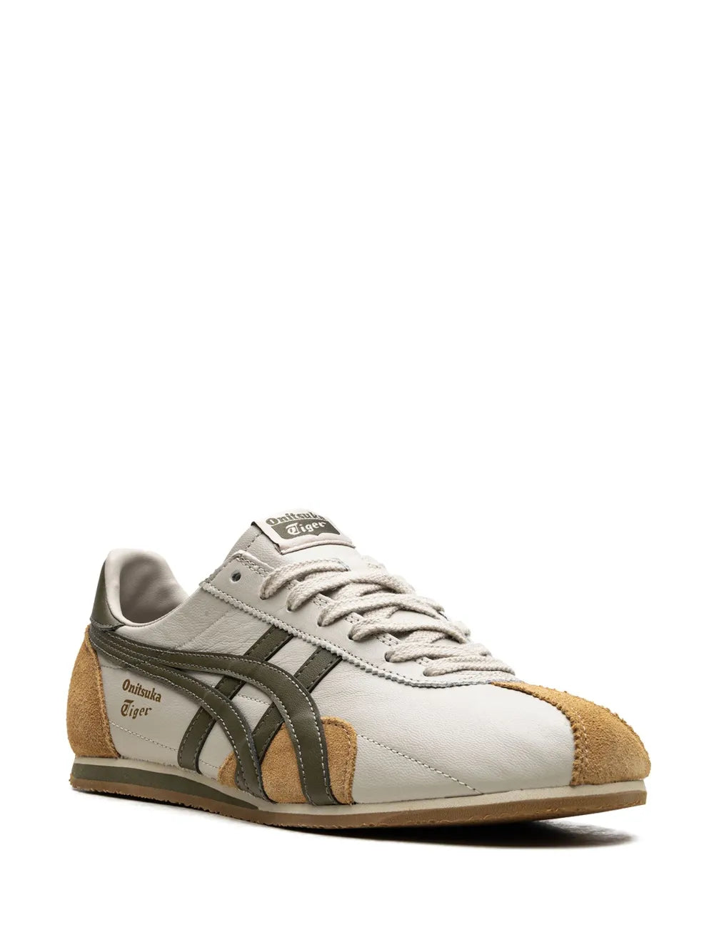 Onitsuka Tiger Runspark Beige Olive Green Mustard Yellow Sneakers