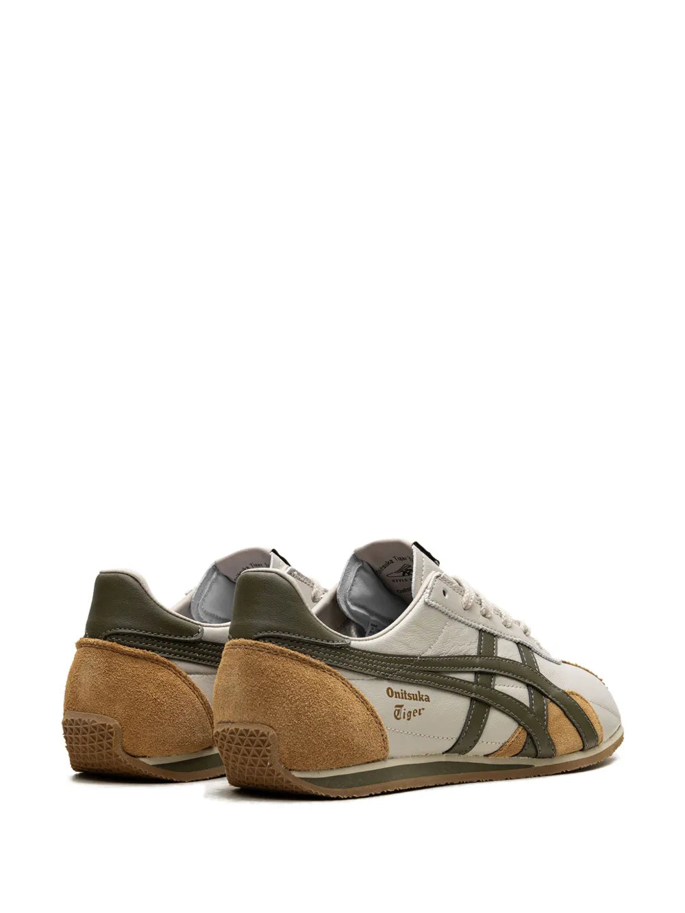 Onitsuka Tiger Runspark Beige Olive Green Mustard Yellow Sneakers