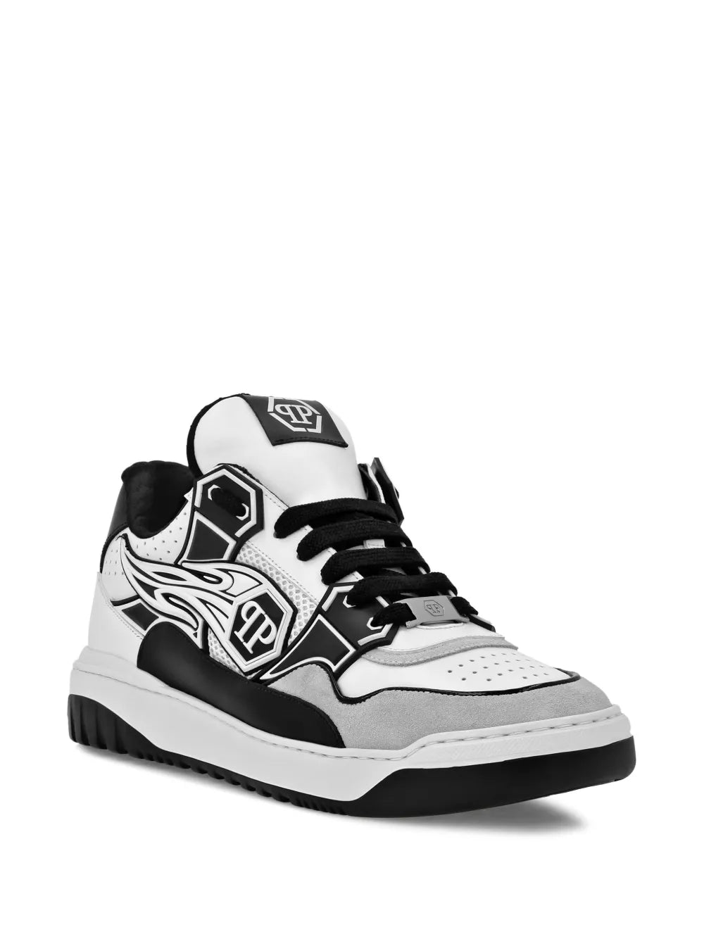 Philipp Plein Hexagon Rhinestone-Embellished Sneakers