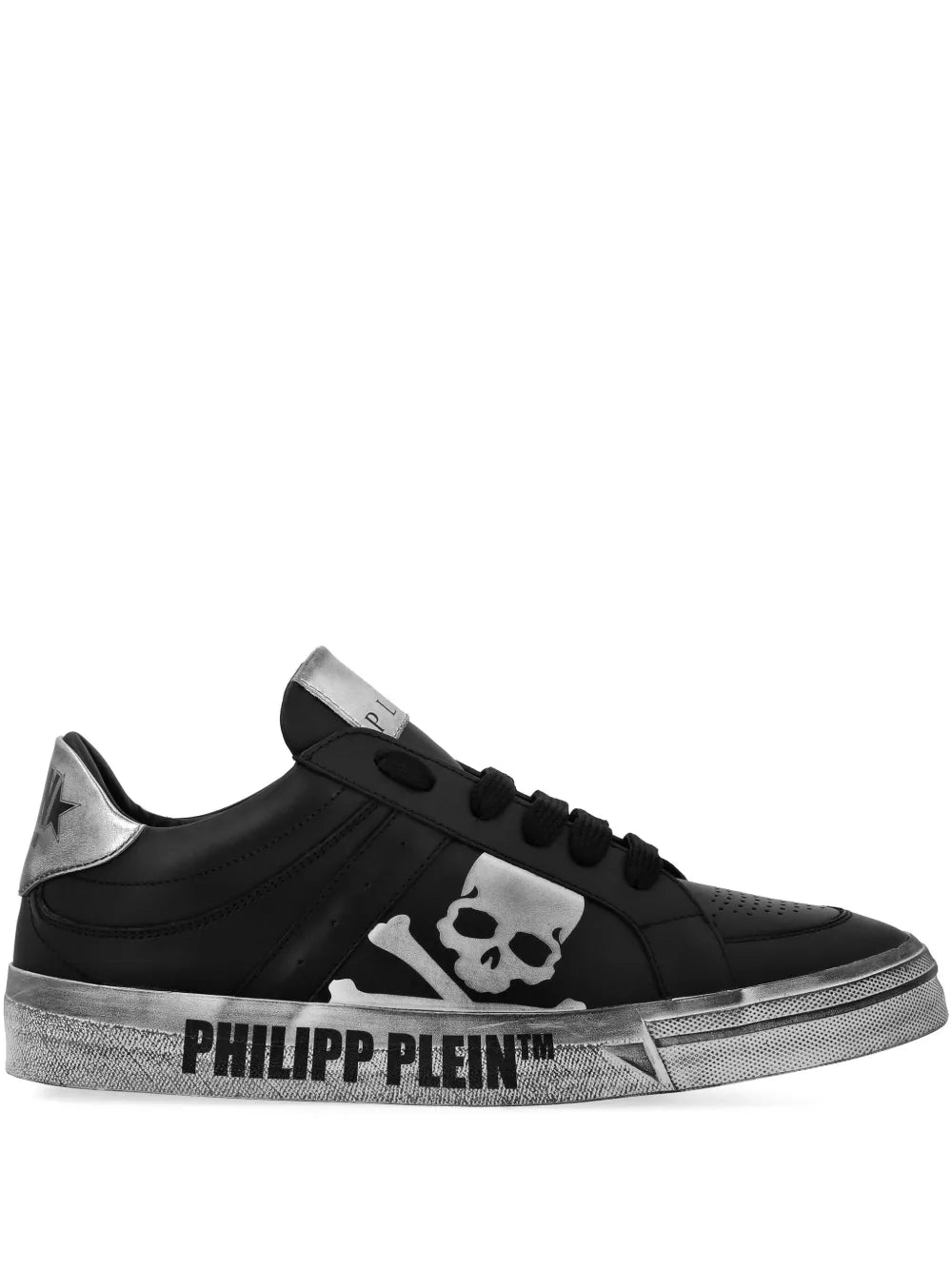 Philipp Plein Skull&Bones Lo-Top Sneakers