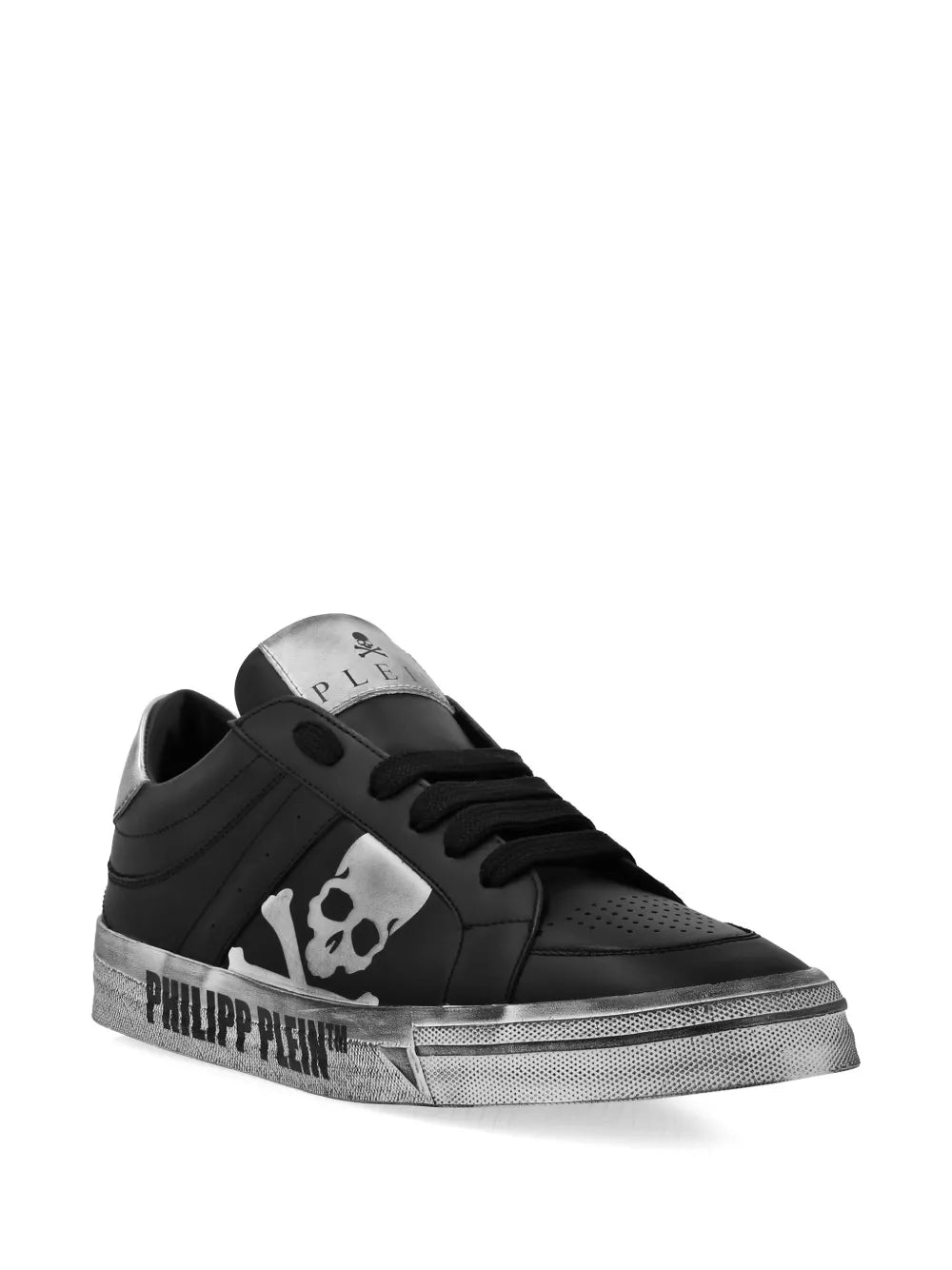 Philipp Plein Skull&Bones Lo-Top Sneakers