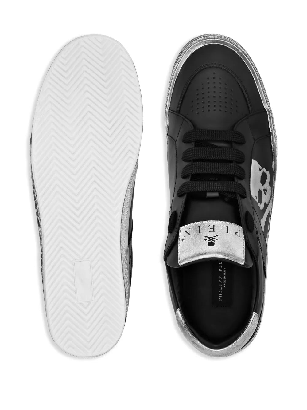 Philipp Plein Skull&Bones Lo-Top Sneakers