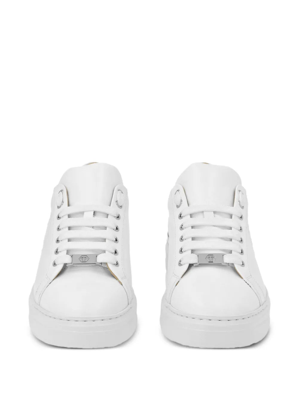 Philipp Plein Embossed Leather Sneakers
