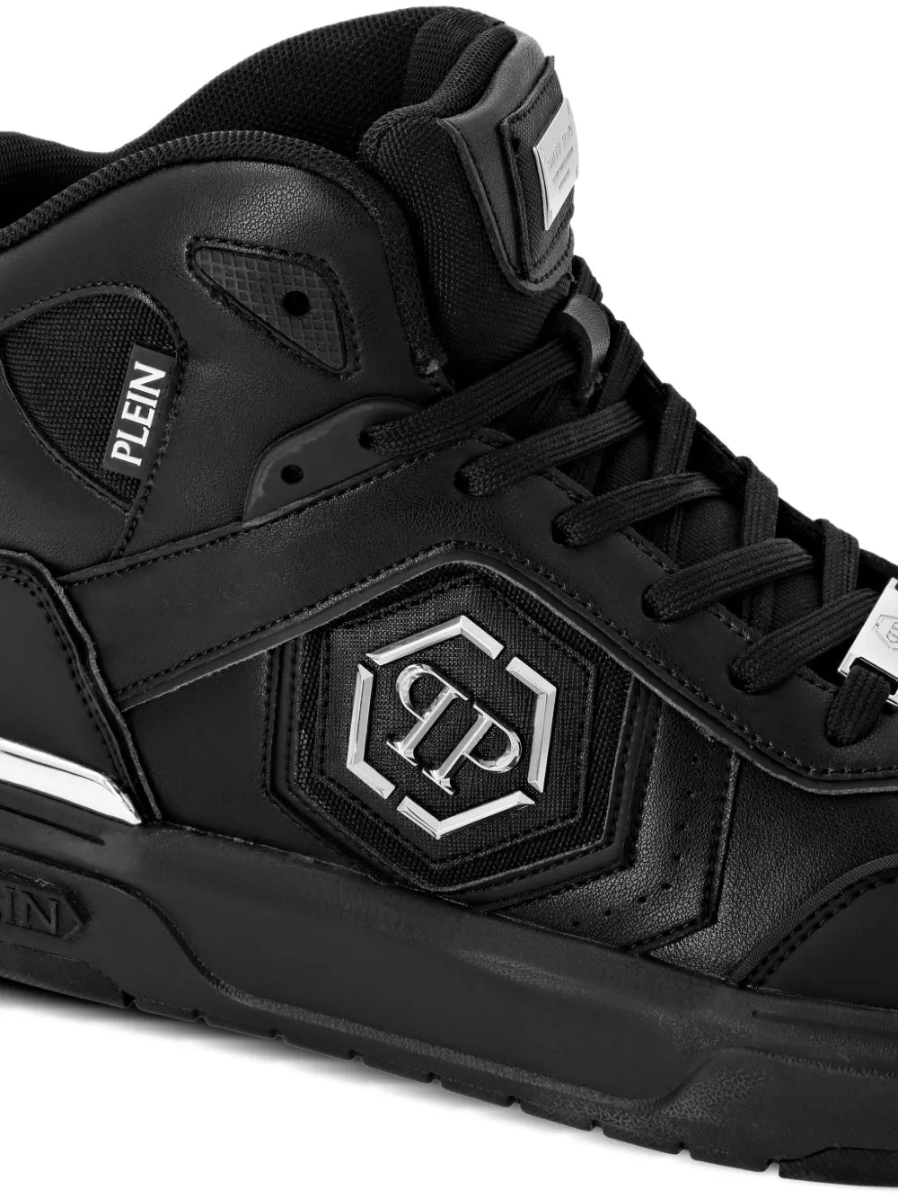 Philipp Plein Panelled High-Top Sneakers