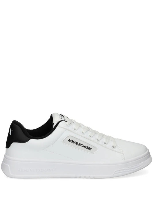 Armani Exchange Embroidered-Logo Sneakers