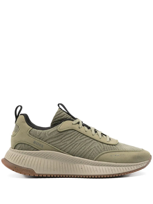 Boss X Acbc Speckled-Effect Sneakers